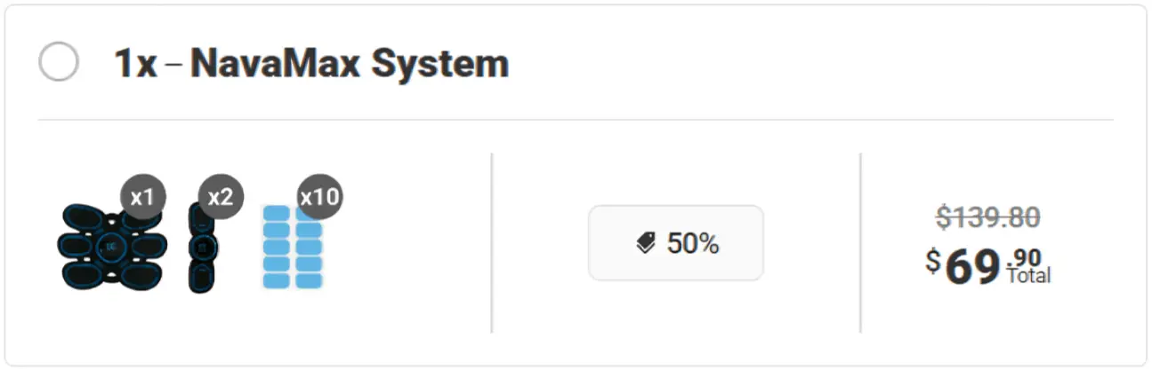 NavaMax ABS Stimulator package price